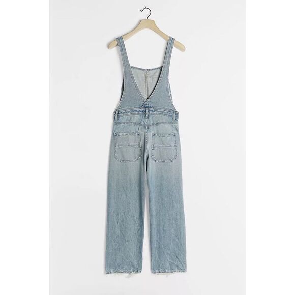 Anthropologie x Citizens of Humanity Jamie Organic Denim Overalls $378 Sz 14 - Picture 3 of 14
